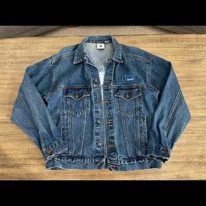 Mens Vintage M&M World Las Vegas Denim Jacket Size Medium